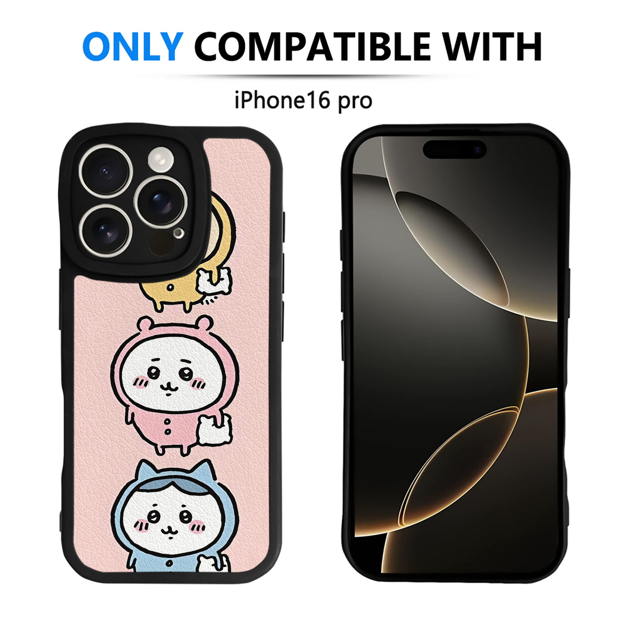 （画像用） ちいかわ Chii-kawa 【iPhone 16シリーズ対応】シリコンスマホケース（レザー調） 材質：シリコン